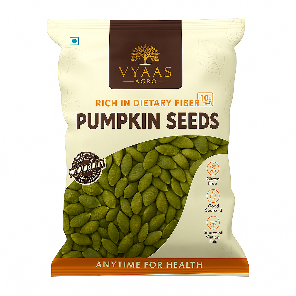 Vyaas Agro Pumpkin Seeds 200gm Front